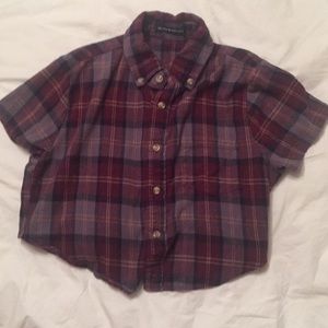 SOLD Brandy Melville flannel button up